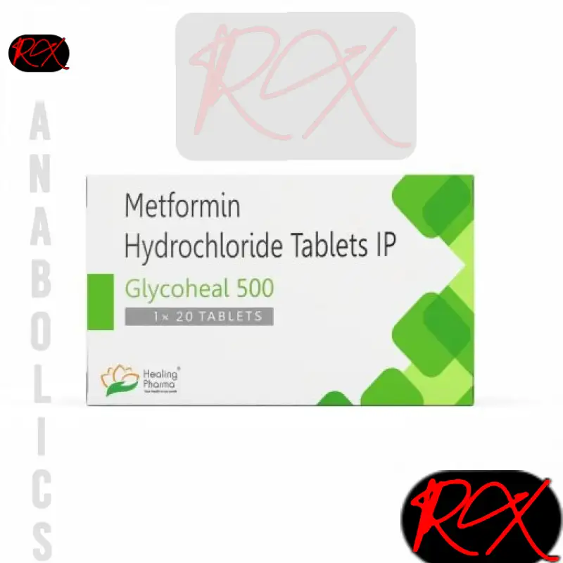 GLYCOHEAL 500 | METFORMIN HYDROCHLORIDE 500MG – 20 TABLETS – HEALING PHARMA - Image 3